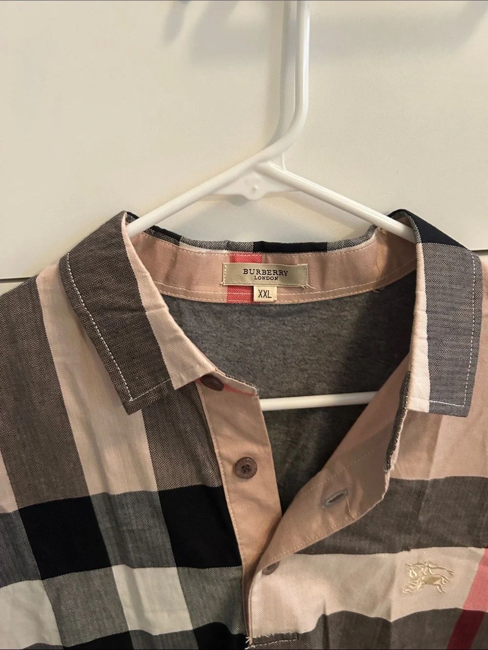 Burberry Men’s Short-Sleeve Polo - Picture 3 of 6